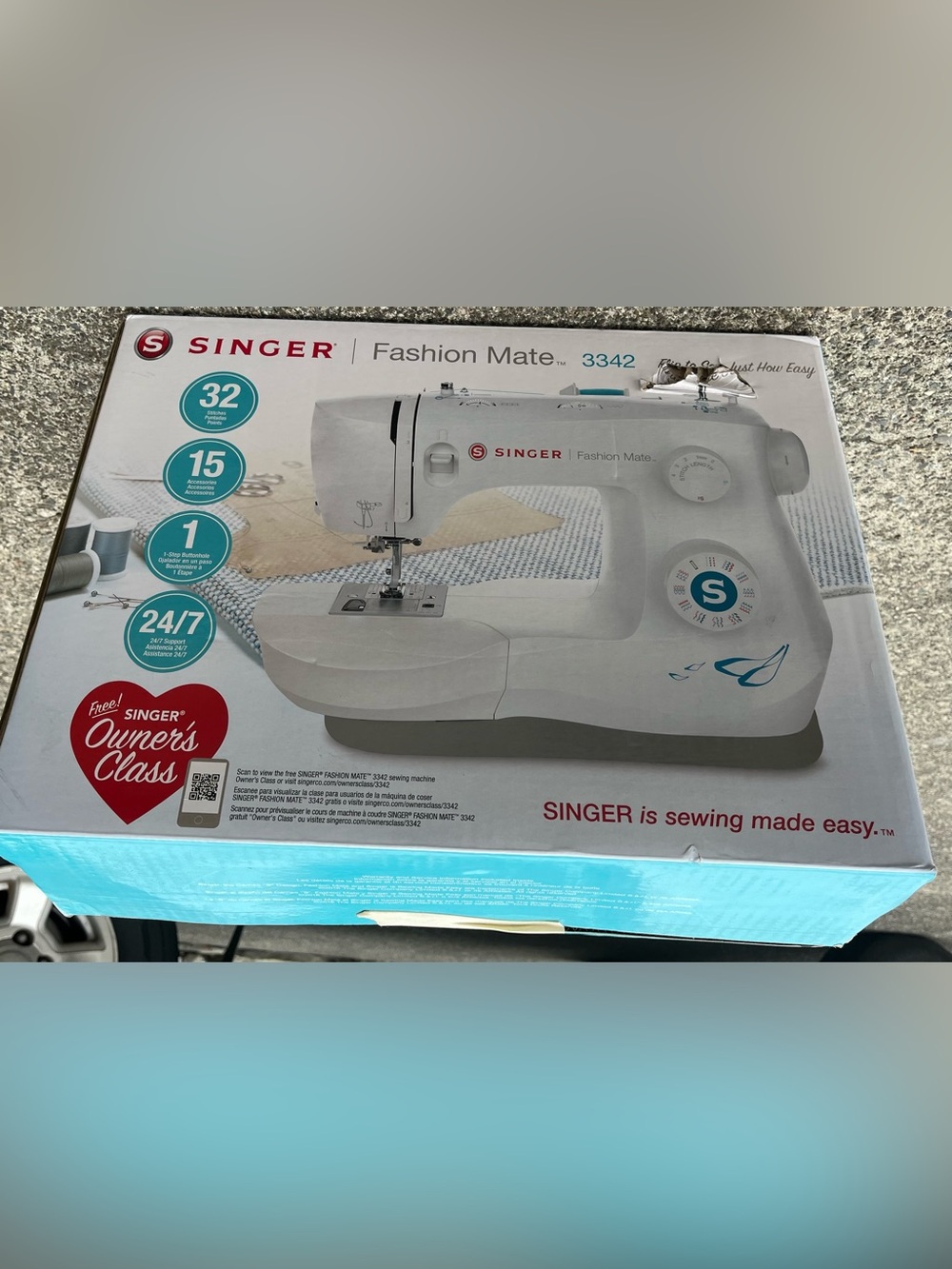 NEW Singer 3342 White Sewing Machine